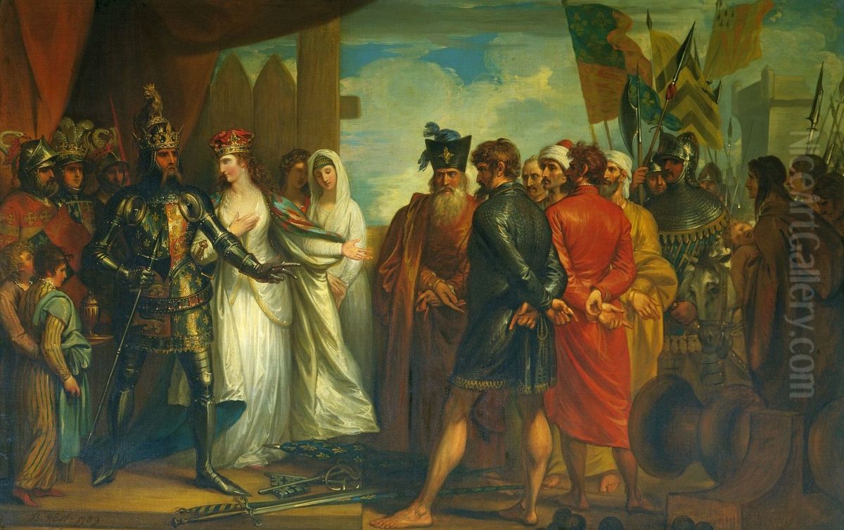 The Burghers of Calais Oil Painting by Benjamin West