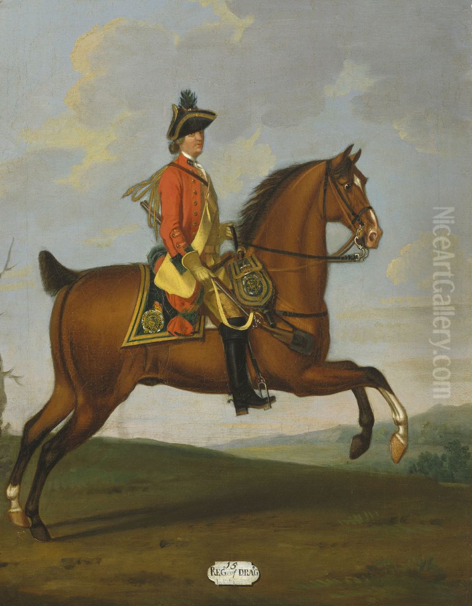 Private, 15th (The Duke of Cumberland's) Dragoons Oil Painting by David Morier
