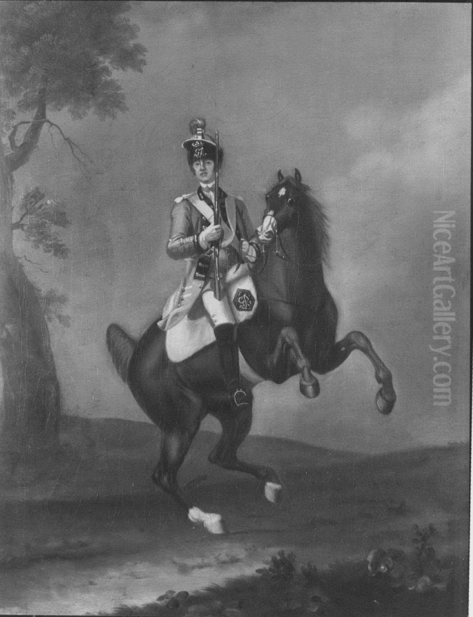 Private, 21st Light Dragoons (Royal Foresters) Oil Painting by David Morier