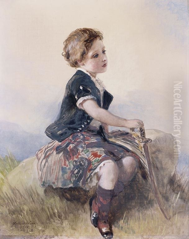 Prince Arthur (1850-1942) Oil Painting by Franz Xavier Winterhalter