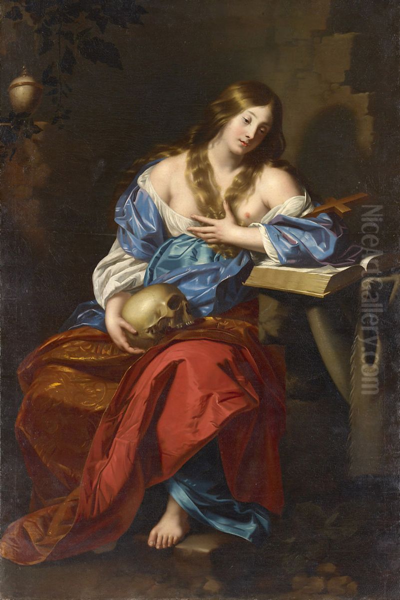 Hl. Maria Magdalena Oil Painting by Nicolas Regnier