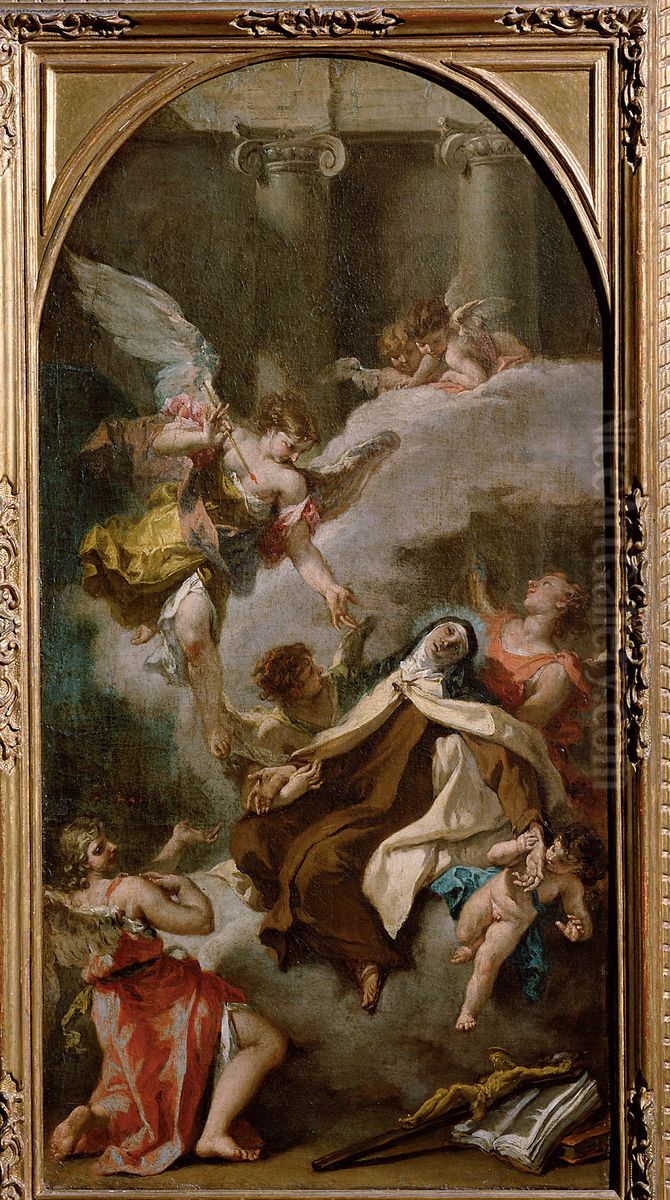 Vision der Hl. Therese von Avila Oil Painting by Sebastiano Ricci
