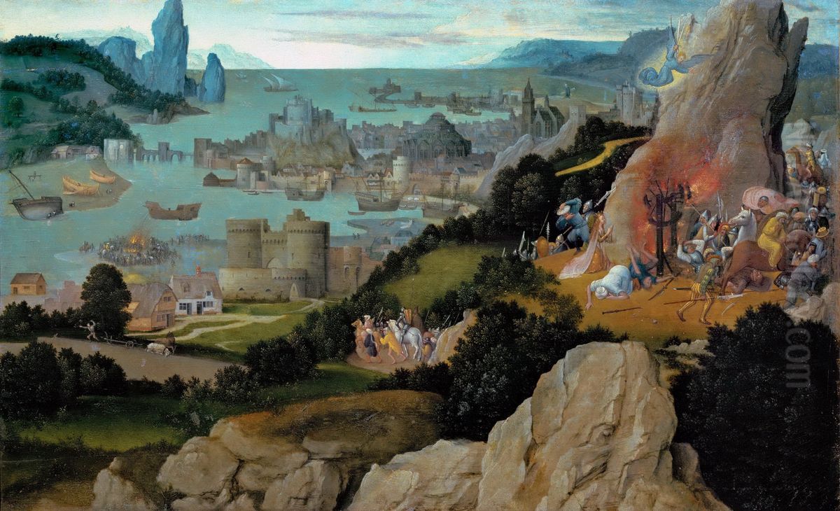 Martyrdom of Saint Catherine Oil Painting by Joachim Patinir