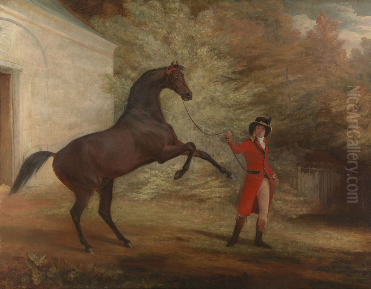 Saltram Oil Painting by George Garrard