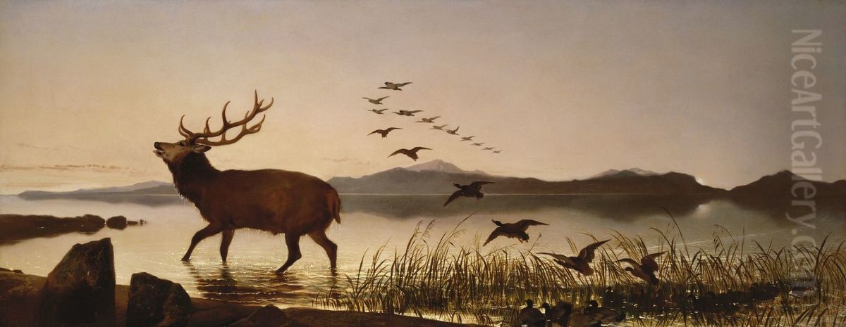 The Sanctuary Oil Painting by Sir Edwin Henry Landseer