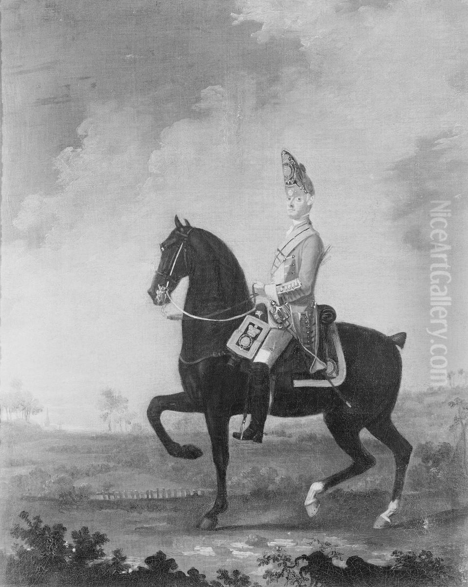 Quartermaster, 1st Troop of Horse Grenadier Guards Oil Painting by David Morier