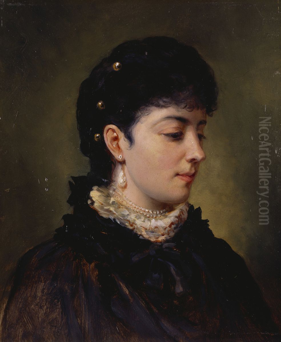Maria, Countess von Bulow (1846-1929) Oil Painting by Victoria, Princess Royal