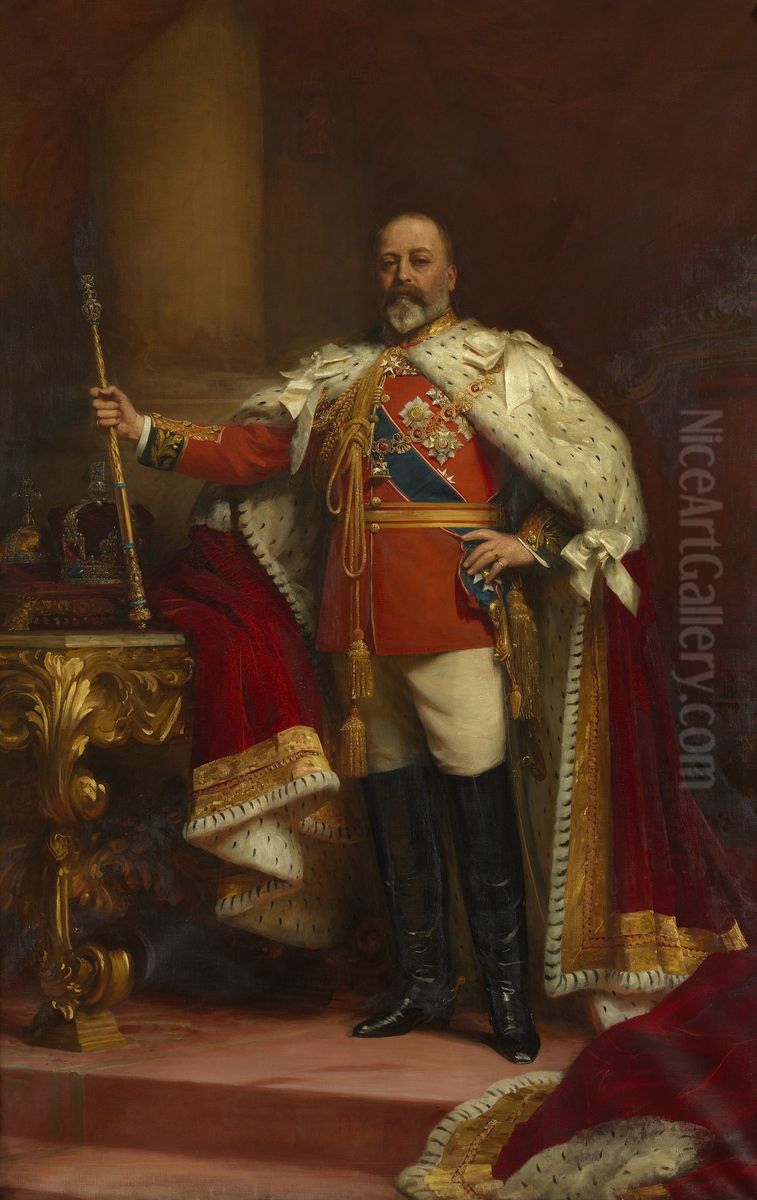 King Edward VII (1841-1910) Oil Painting by Luke Fildes