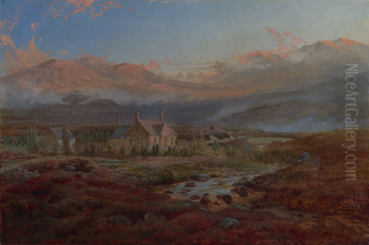 Glen Gelder Shiel Oil Painting by Andrew MacCallum
