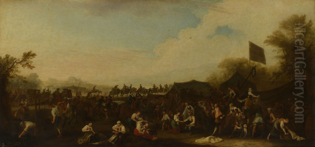 A Wedding in a Camp Oil Painting by Rugendas, Georg Philipp I