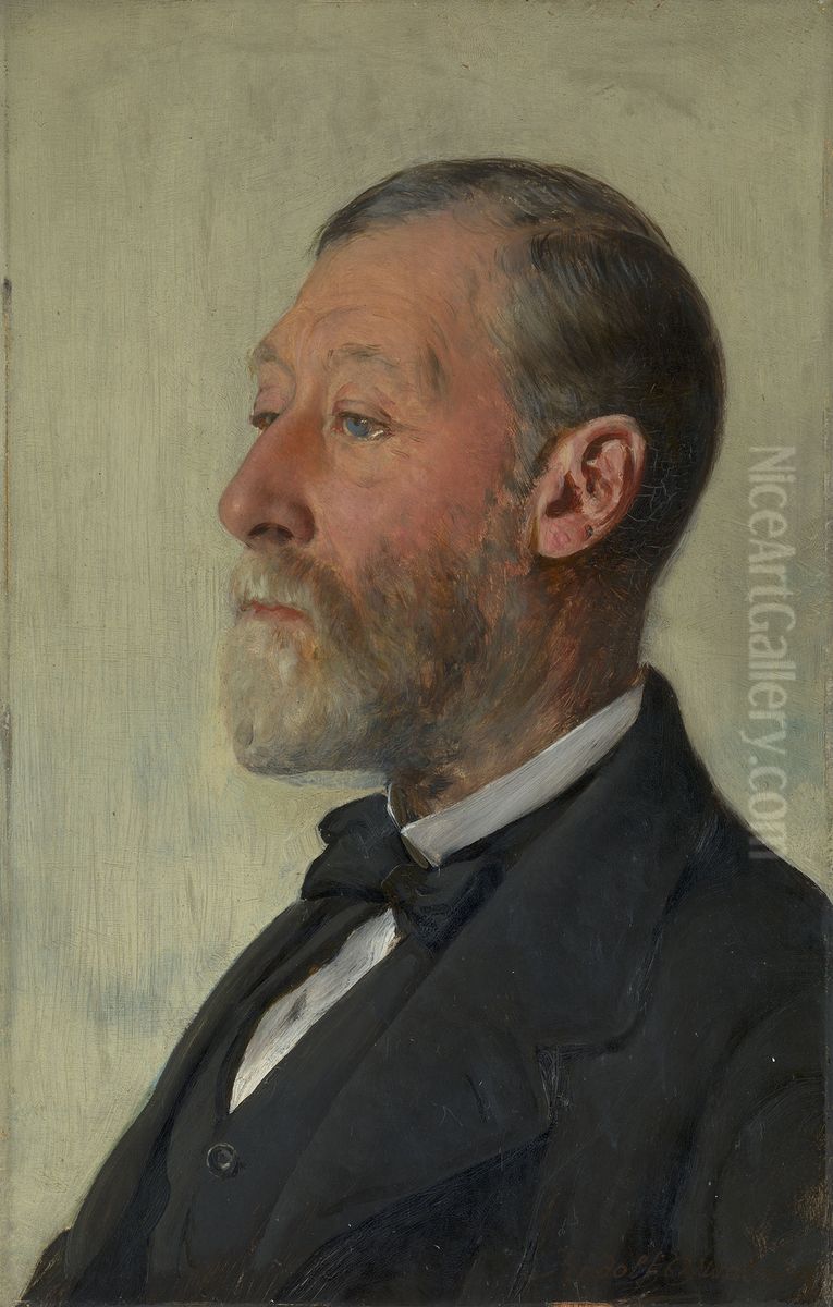 General Sir Henry Ponsonby (1825-95) Oil Painting by Rudolf Swoboda