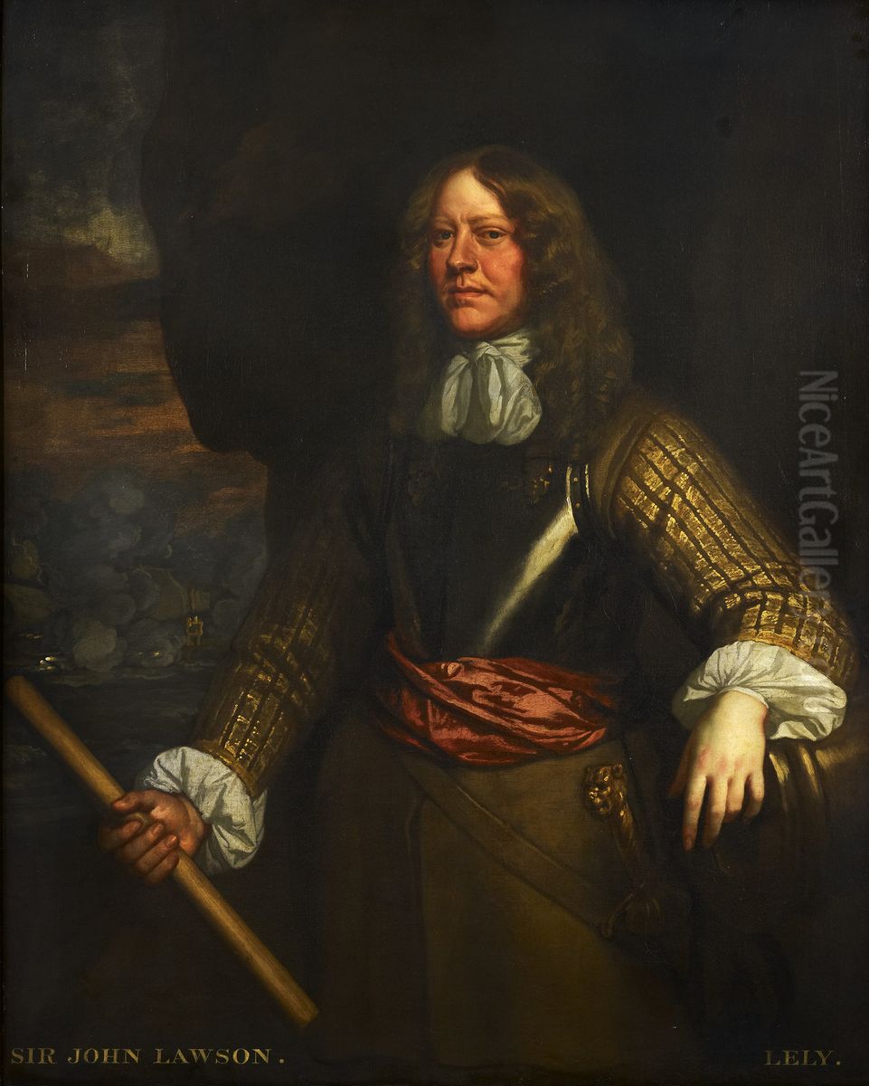 Sir John Lawson (d. 1665) Oil Painting by Peter Lely