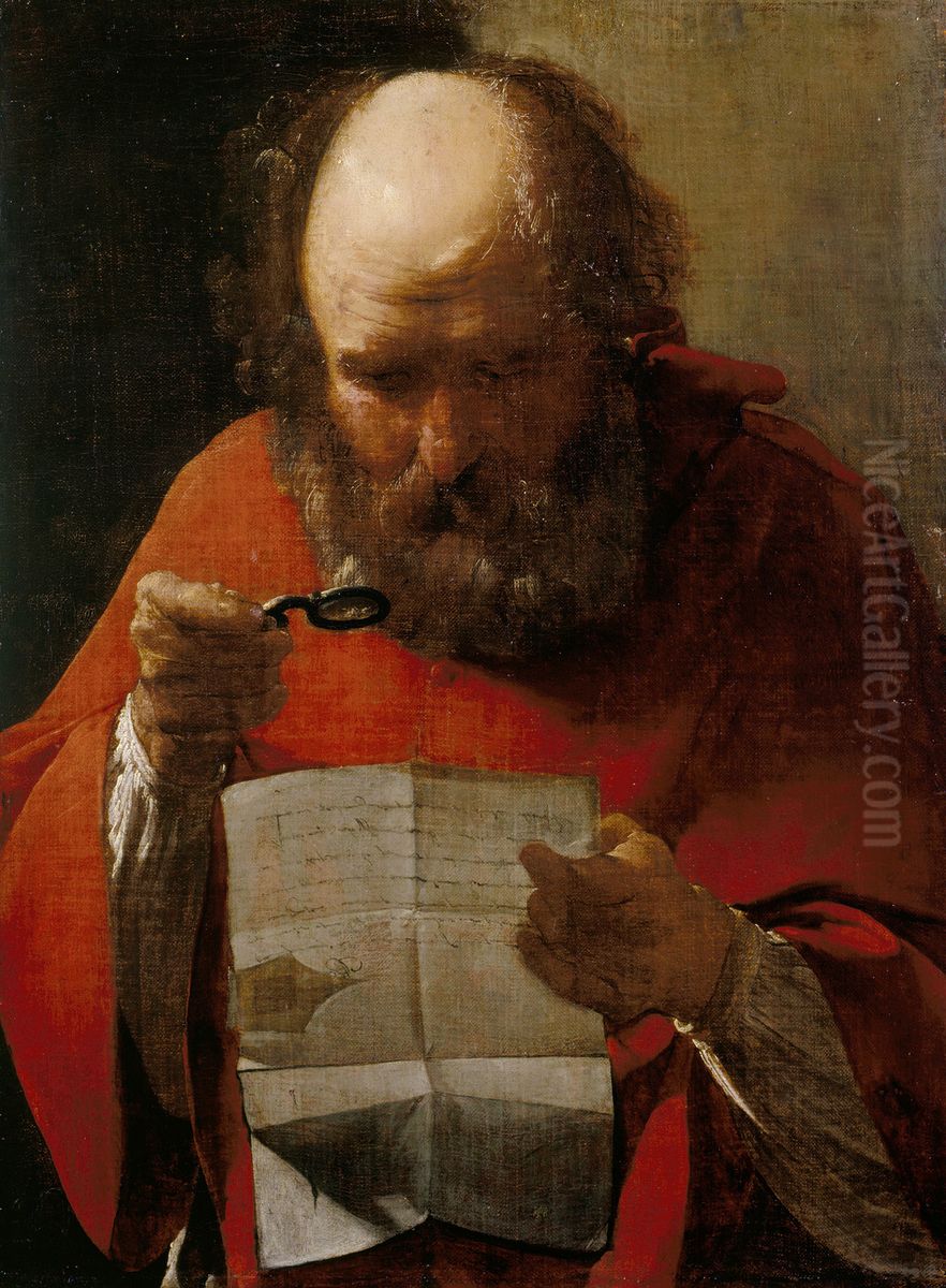 Saint Jerome Oil Painting by Georges de La Tour