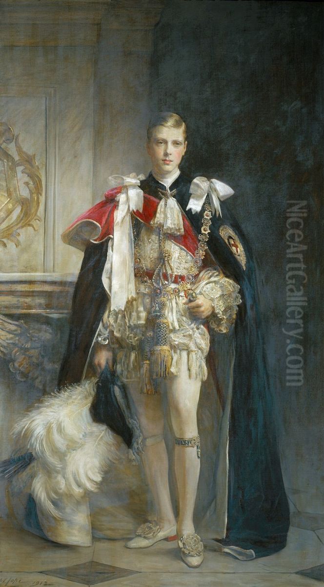 King Edward VIII (1894-1972), when Prince of Wales Oil Painting by Arthur Stockdale Cope
