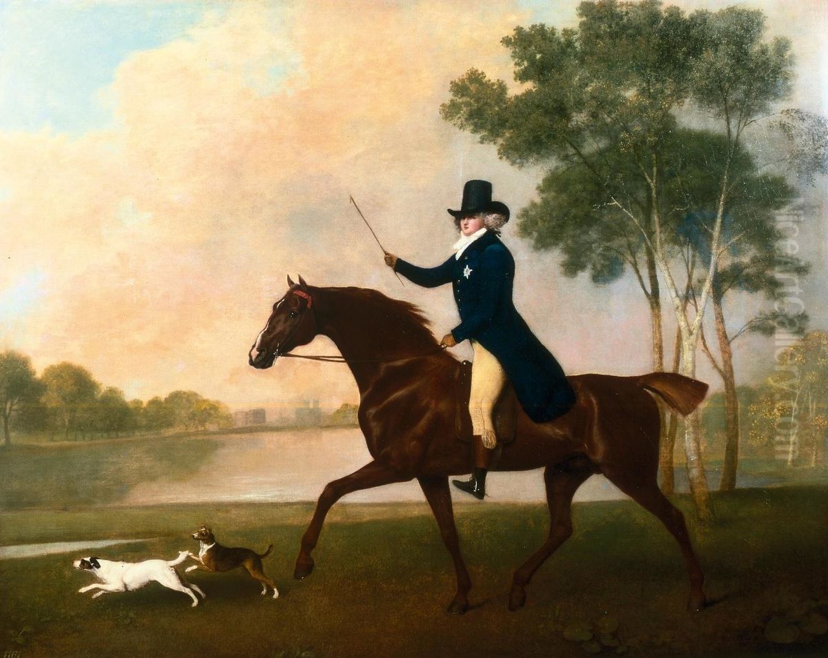 George IV (1762-1830), when Prince of Wales Oil Painting by George Stubbs