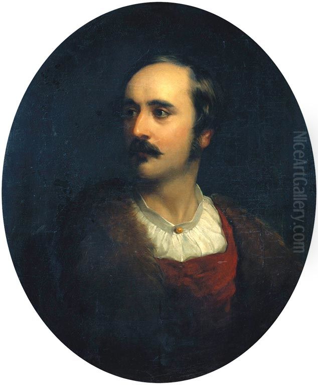 John Palgrave Simpson (1807-87) Oil Painting by Henry Wyndham Phillips