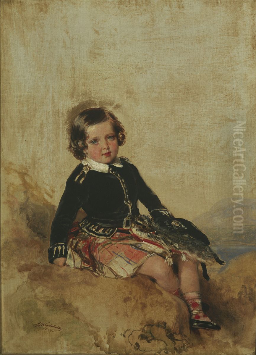 Princess Helena (1846-1923) Oil Painting by Franz Xavier Winterhalter