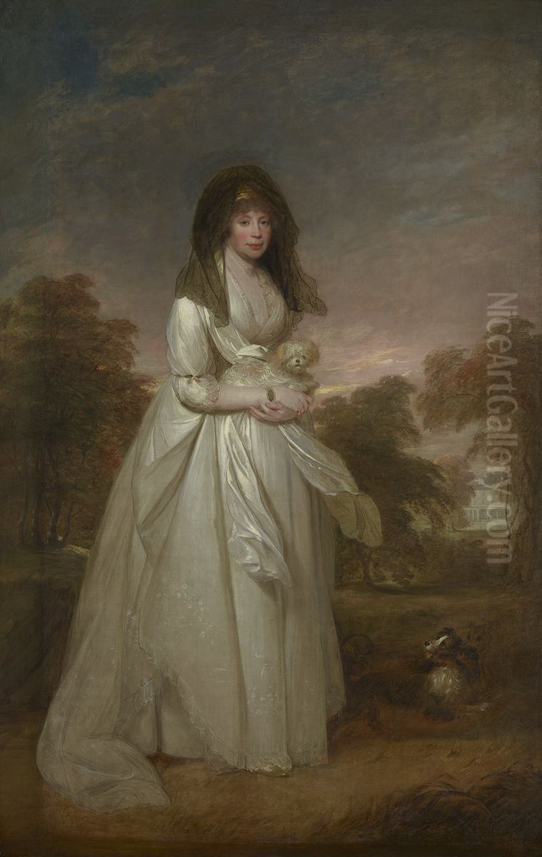 Queen Charlotte (1744-1818) Oil Painting by William Beechey
