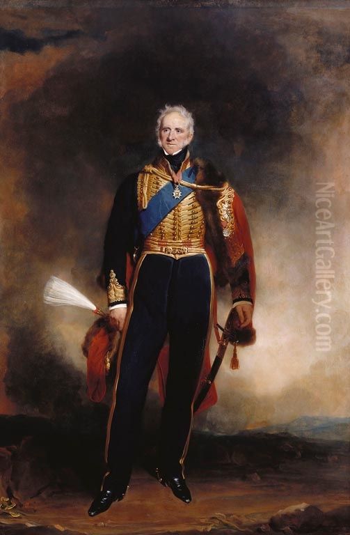 Henry Paget (1768-1854), 2nd Earl of Uxbridge and 1st Marquess of Anglesey Oil Painting by Martin Archer Shee