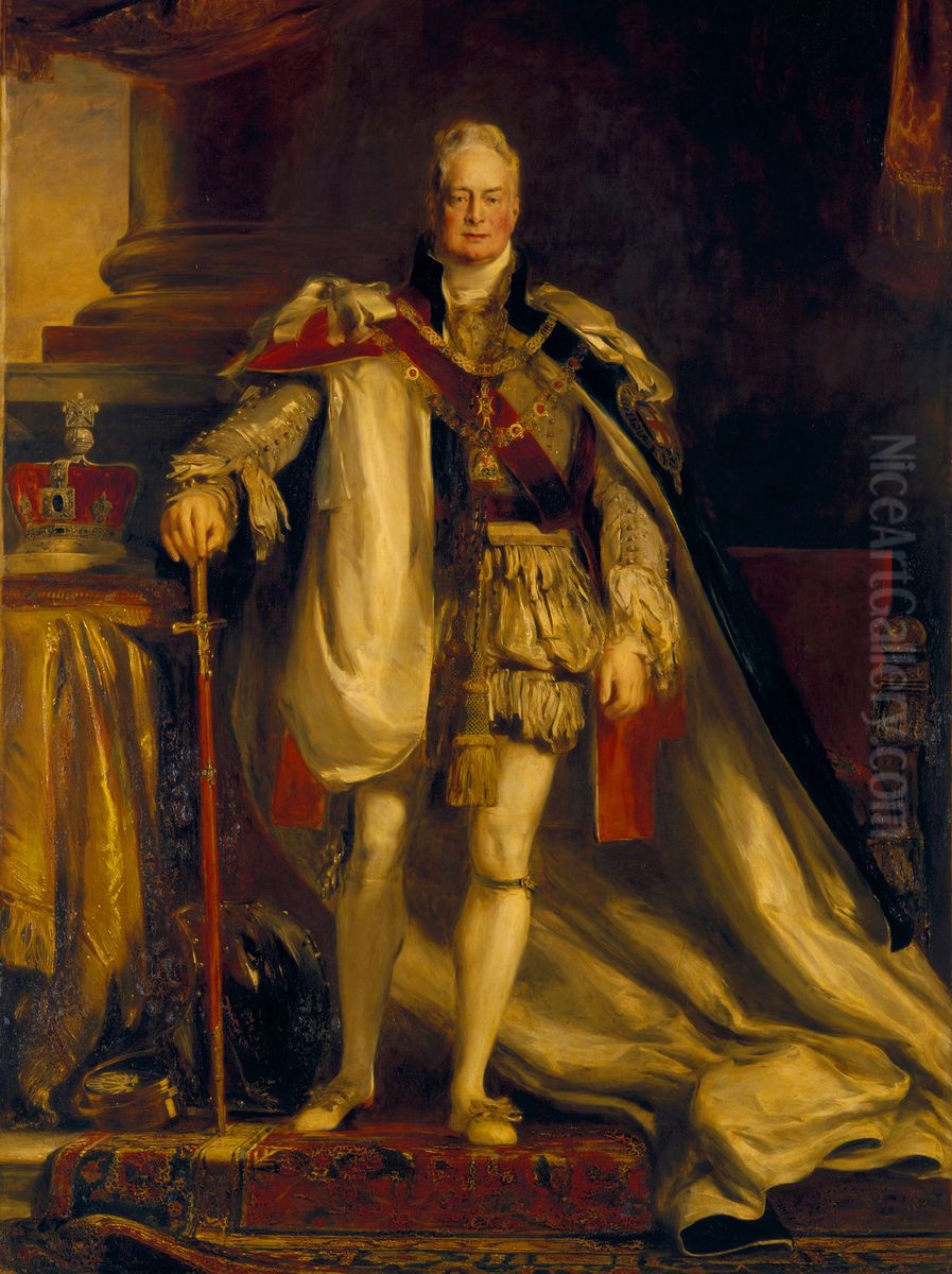 William IV (1765-1837) Oil Painting by David Wilkie