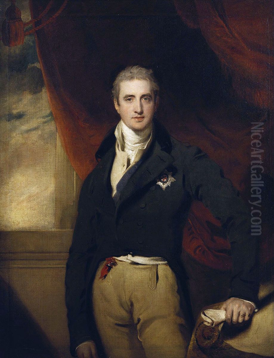 Robert Stewart (1769-1822), Viscount Castlereagh, later second Marquess of Londonderry Oil Painting by Thomas Lawrence