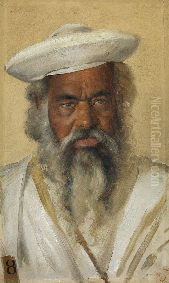 Jani Bir Lal Oil Painting by Rudolf Swoboda