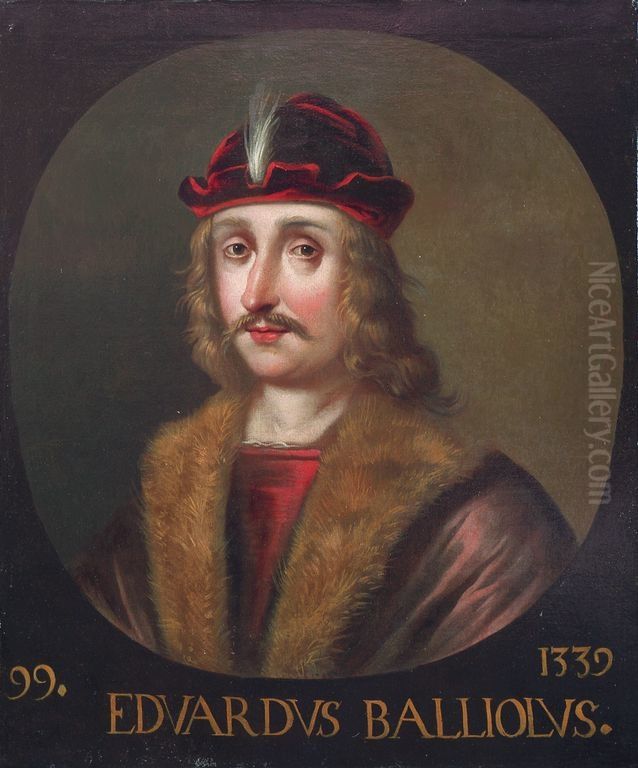 Edward Balliol, King of Scotland (1332-56) Oil Painting by Jacob de Wet II