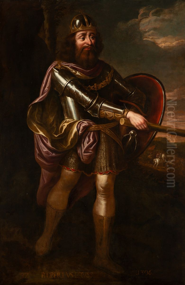 Robert the Bruce, King of Scotland (1274-1329) Oil Painting by Jacob de Wet II