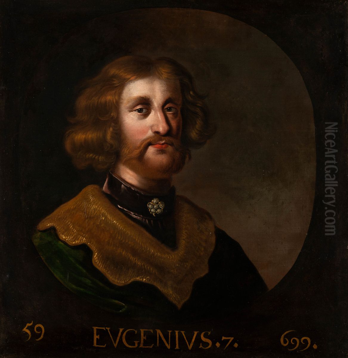 Eugenius VII, King of Scotland (706-23) Oil Painting by Jacob de Wet II