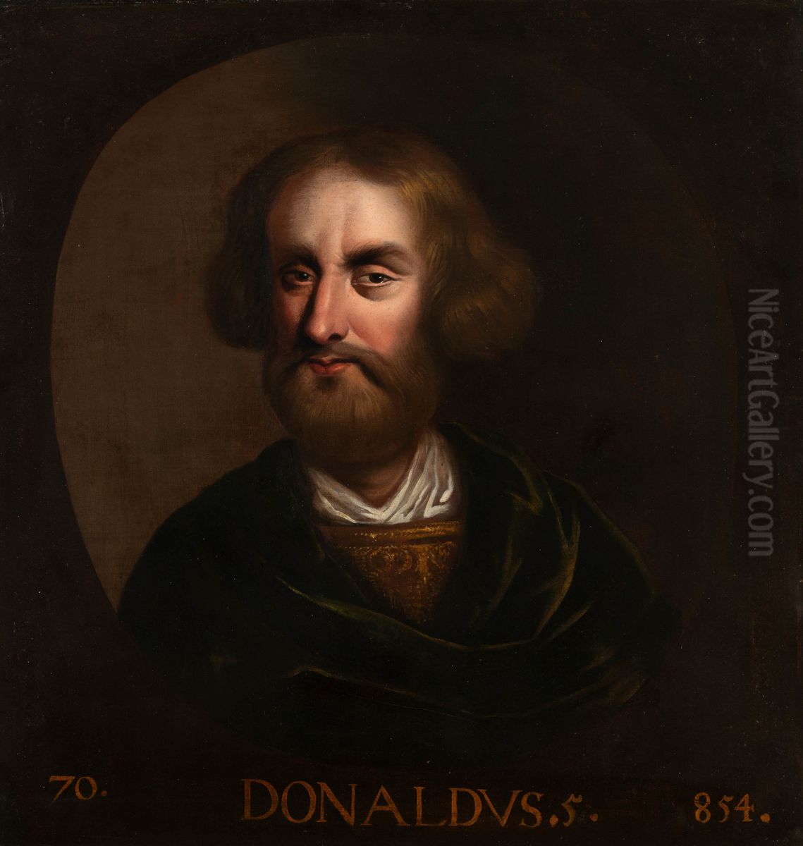 Donald V, King of Scotland (863-8) Oil Painting by Jacob de Wet II