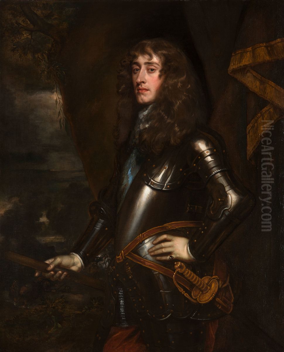 James VII & II (1633-1701) when Duke of York Oil Painting by Peter Lely