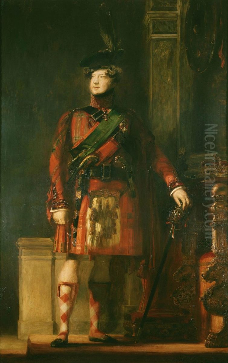 George IV (1762-1830) Oil Painting by David Wilkie