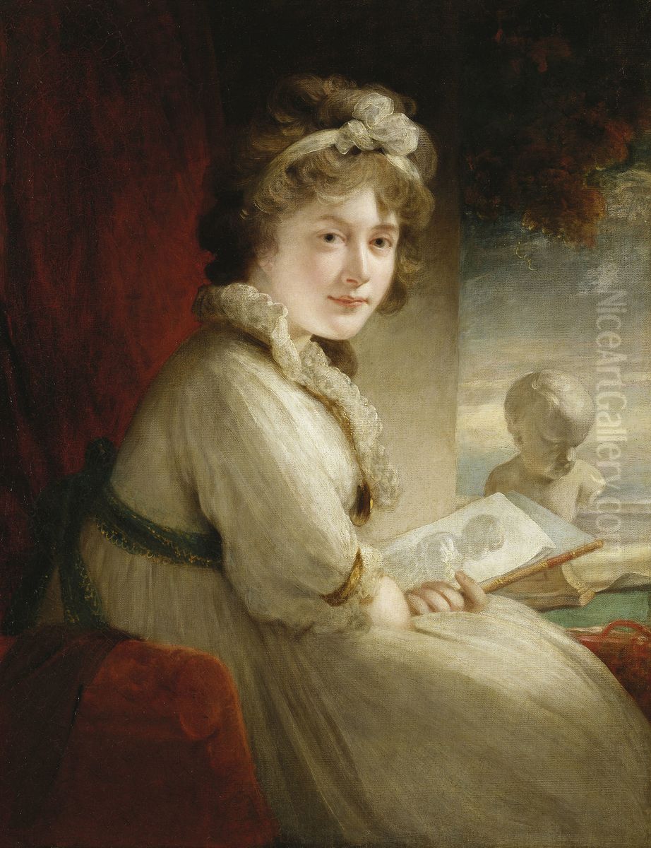 Princess Mary (1776-1857) Oil Painting by William Beechey