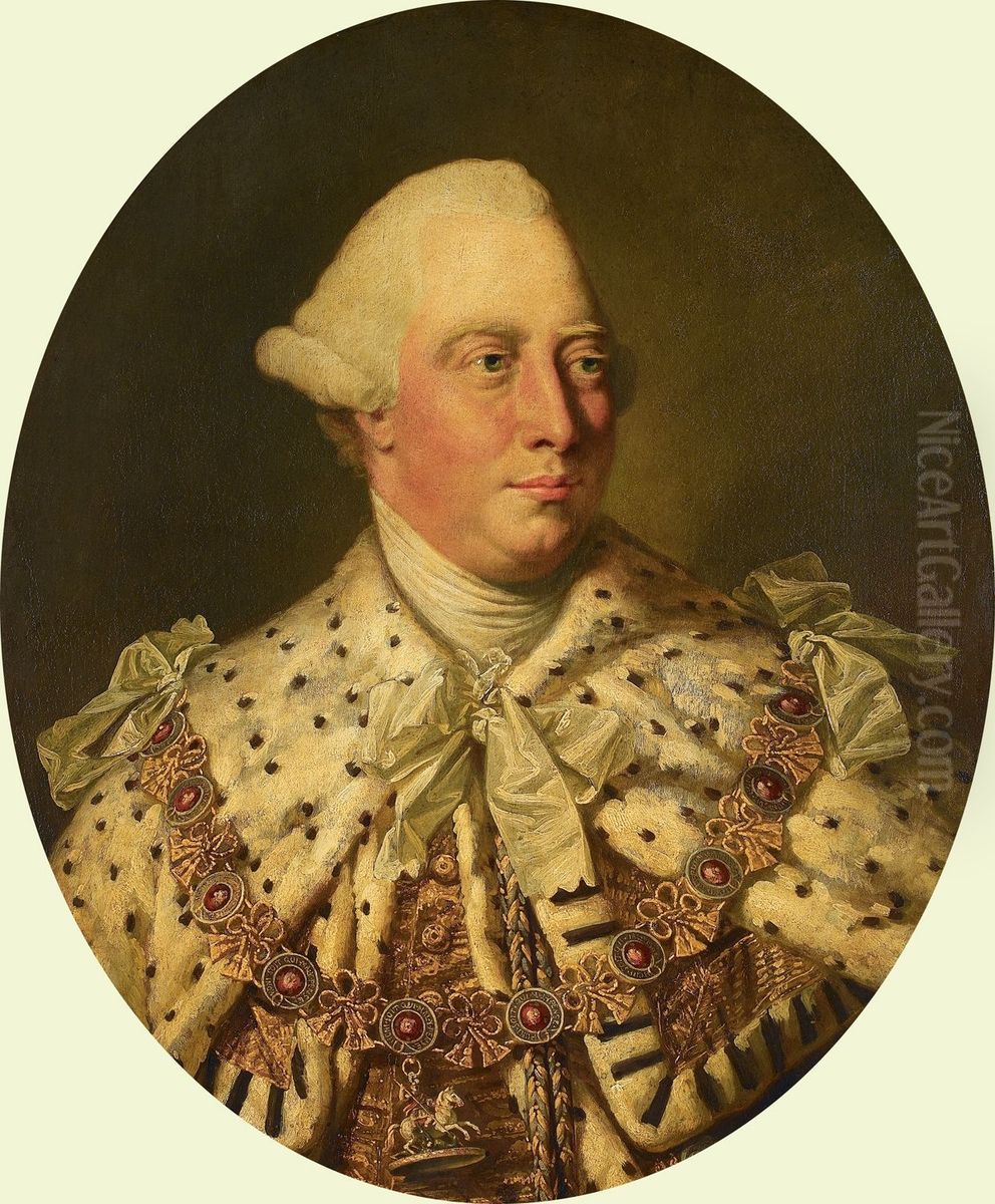 Portrait ofGeorge III of the United Kingdom Oil Painting by Johann Zoffany