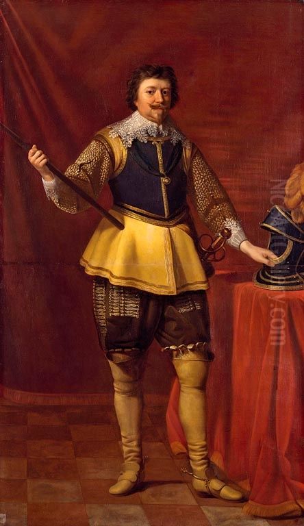Frederick Henry, Prince of Orange (1584-1647) Oil Painting by Gerard van Honthorst