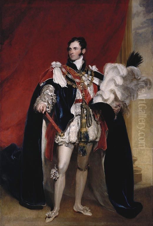 Prince Leopold of Saxe-Coburg, later Leopold I, King of the Belgians (1790-1865) Oil Painting by Thomas Lawrence