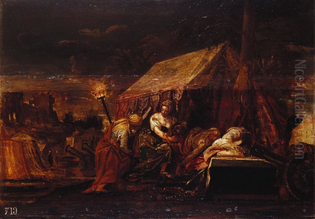 Judith with the Head of Holofernes Oil Painting by Paolo Veronese (Caliari)