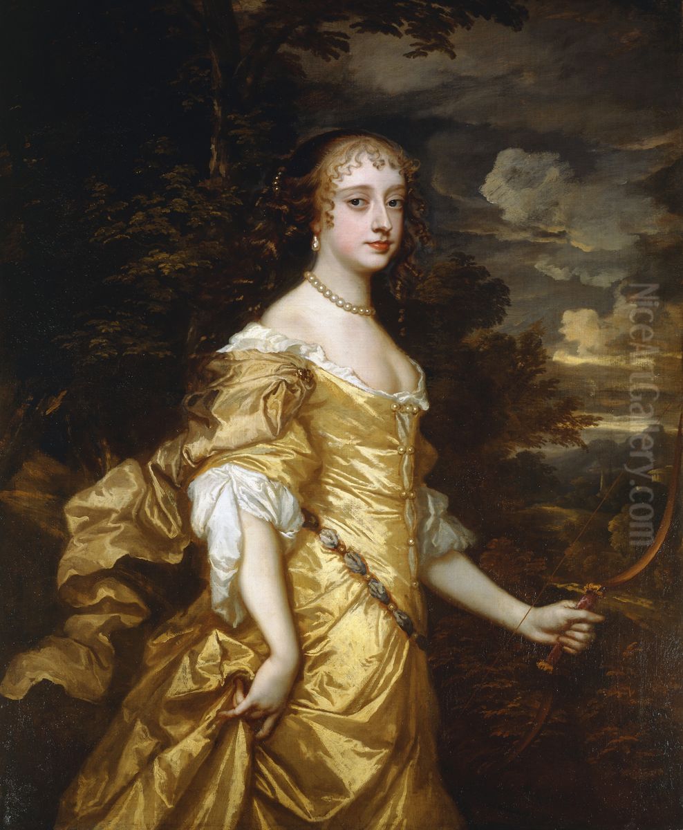 Portrait ofFrances Theresa Stuart, Duchess of Richmond and Lennox(1648-1702) Oil Painting by Peter Lely