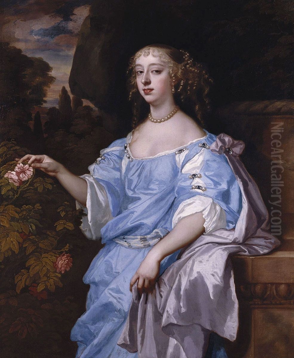Henrietta Boyle, Countess of Rochester (1646-1687) Oil Painting by Peter Lely
