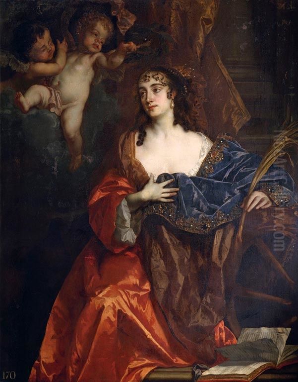 Eleanor Needham, Lady Byron (1627-64) Oil Painting by Peter Lely