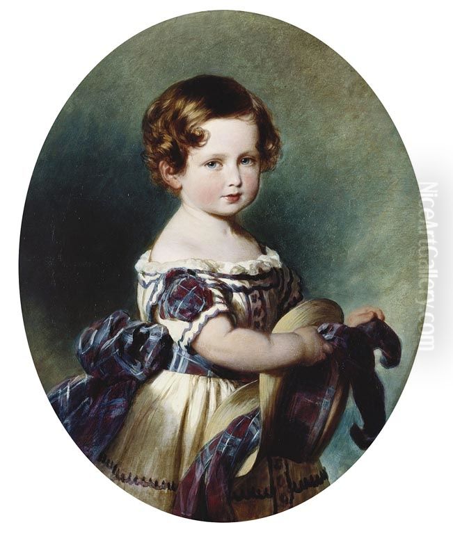 Prince Alfred (1844-1900) Oil Painting by Franz Xavier Winterhalter