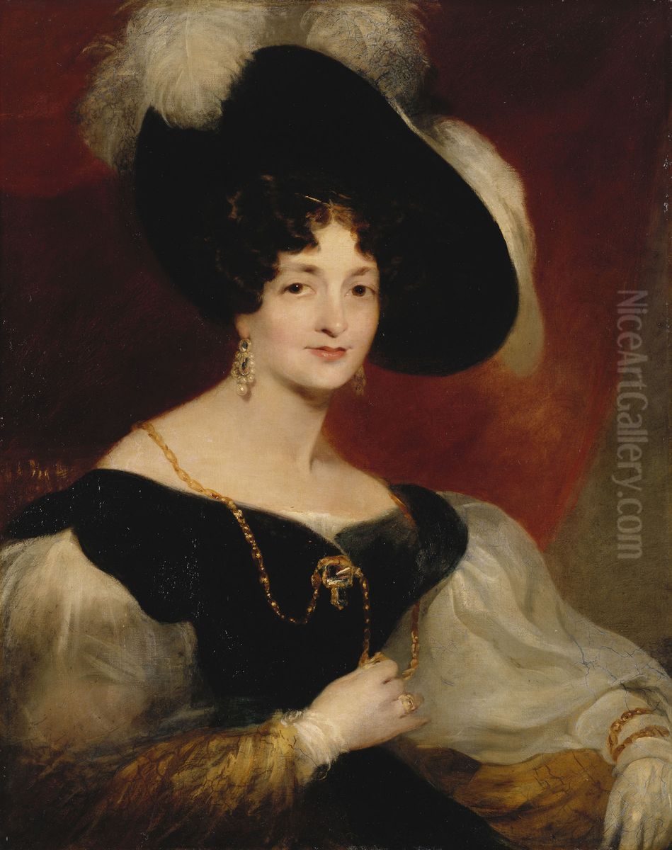 Victoria, Duchess of Kent (1788-1861) Oil Painting by Richard Rothwell