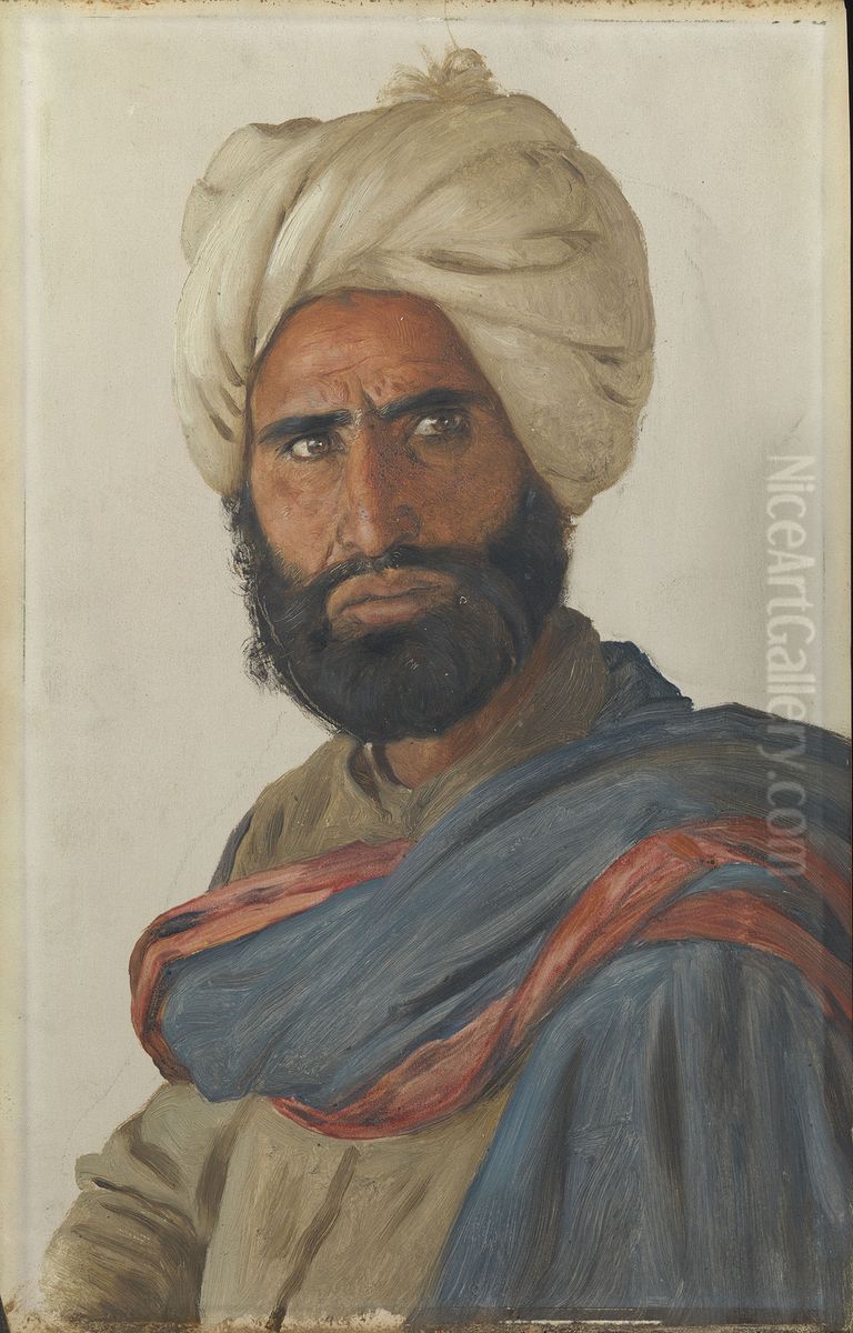 Sutarn Shikari Oil Painting by Rudolf Swoboda