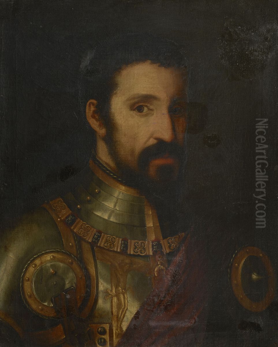 Don Fernando Alvarez de Toledo, Duke of Alba (1507-1582) Oil Painting by Titian