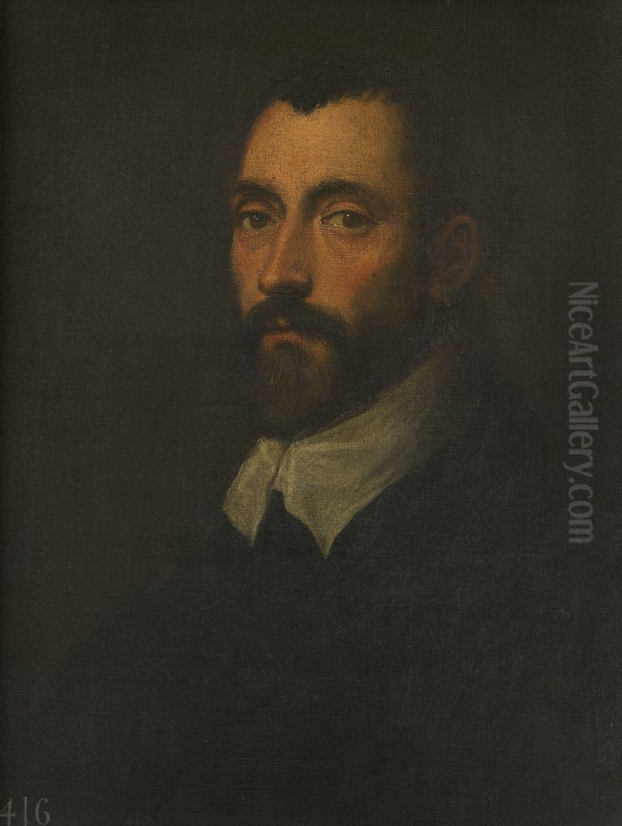 Portrait of a Man Oil Painting by Jacopo Tintoretto