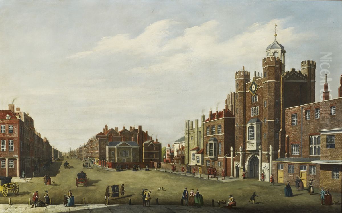 St. James's Palace Oil Painting by Samuel Scott