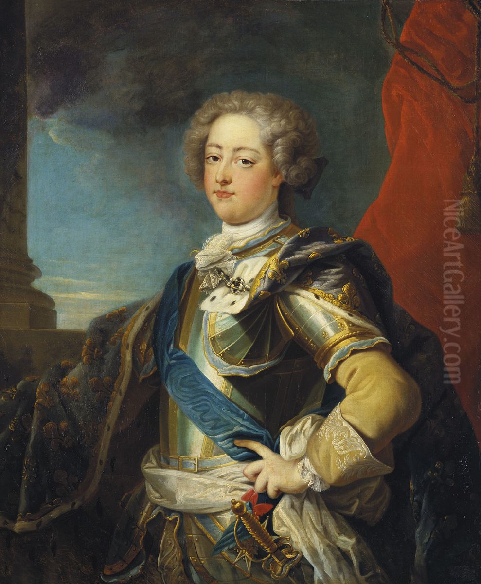 Louis XV, King of France when Young (1710-1774) Oil Painting by Jean-Baptiste van Loo