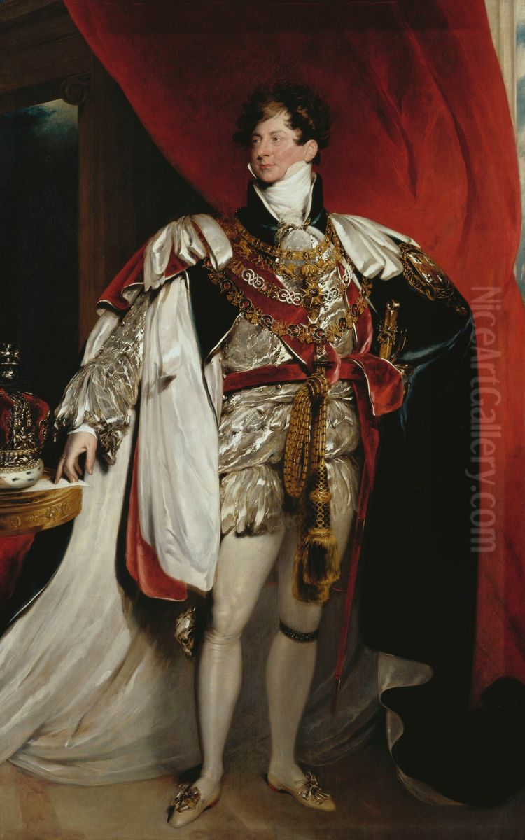 Portrait of King George IV of the United Kingdom as Prince Regent Oil Painting by Thomas Lawrence