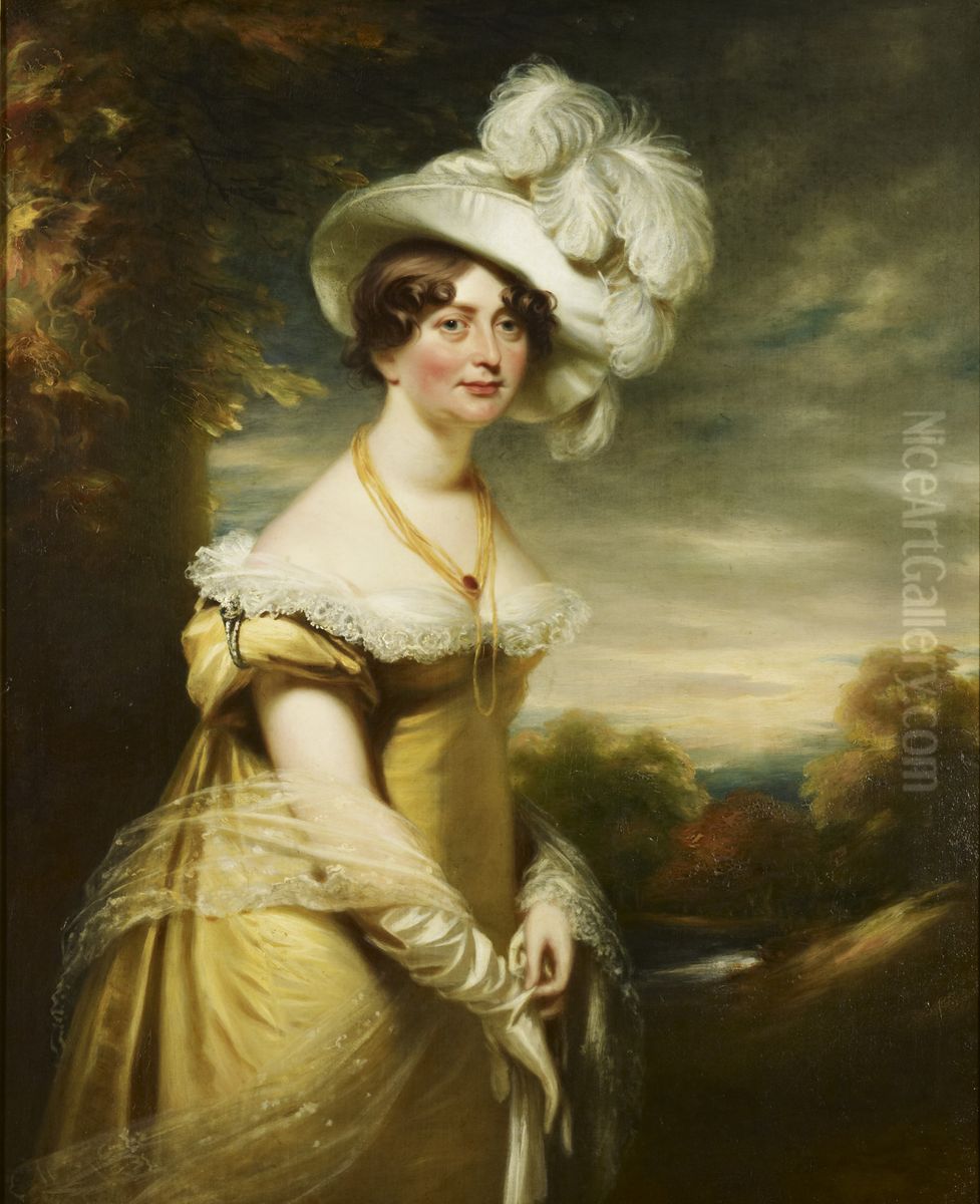 Princess Augusta (1768-1840) Oil Painting by William Beechey