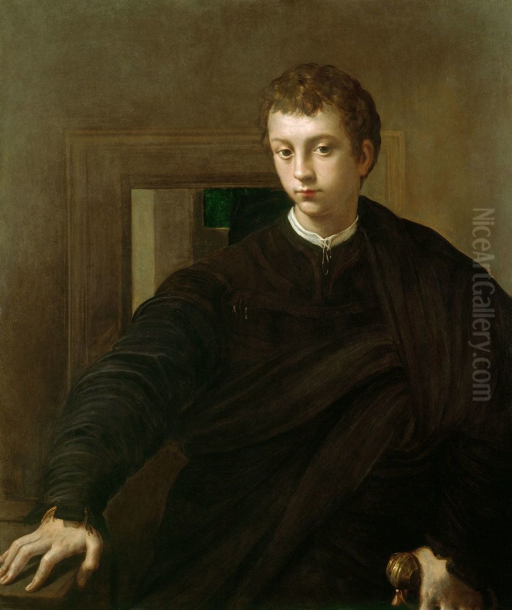 Portrait of a Young Nobleman Oil Painting by Parmigianino